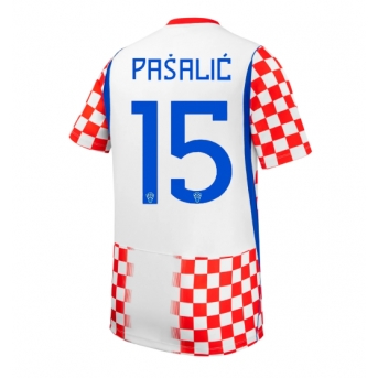 Billige Fotballdrakt Kroatia Mario Pasalic #15 Replika Hjemmedrakt VM 2026 Kortermet